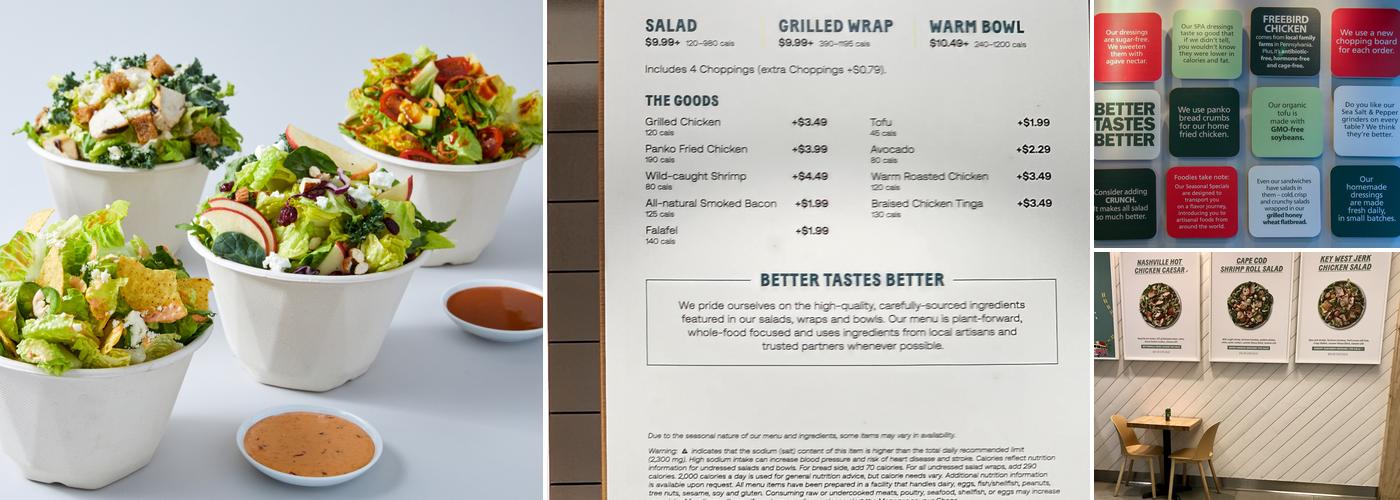 Chopt Creative Salad Co. Menu
