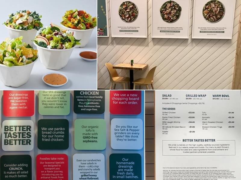 Chopt Creative Salad Co. Menu