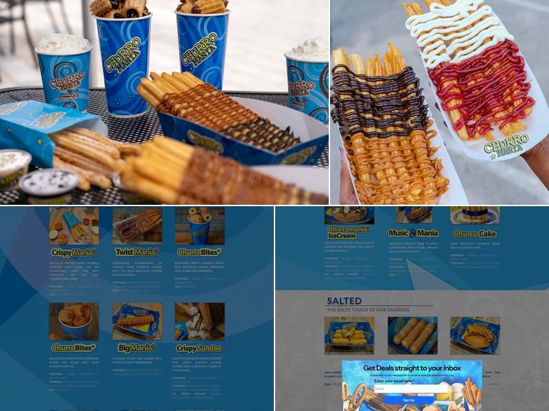 Churromania The Falls Mall Menu