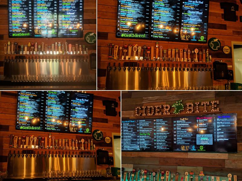 Cider Bite Menu