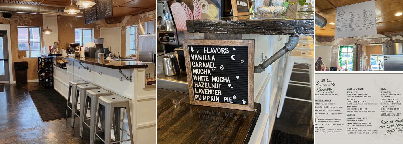 Classen Coffee Co. Menu
