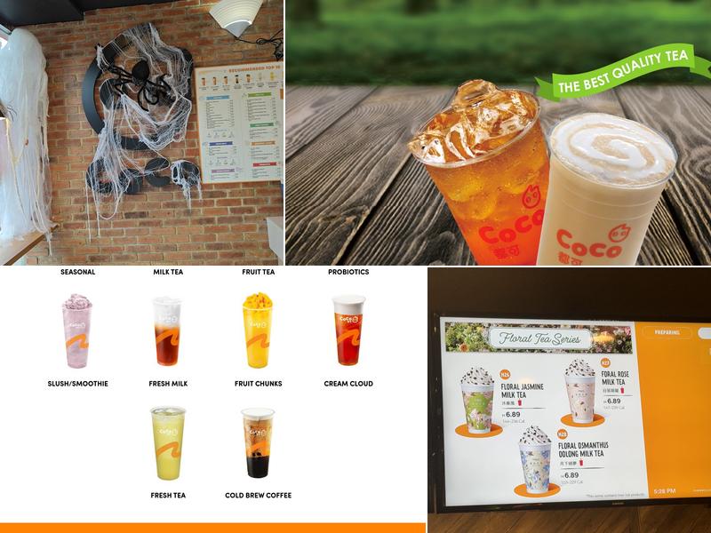 CoCo Fresh Tea & Juice Menu