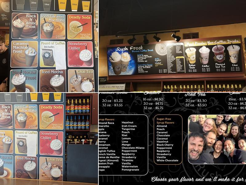 Coffee Rush Menu