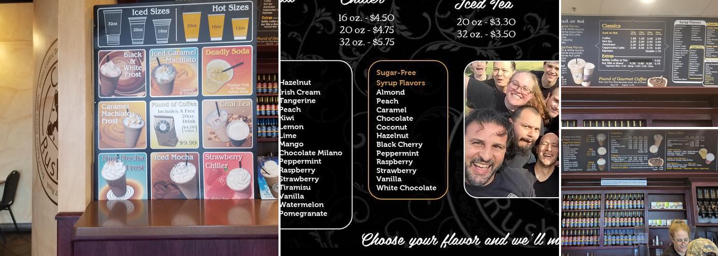 Coffee Rush Menu