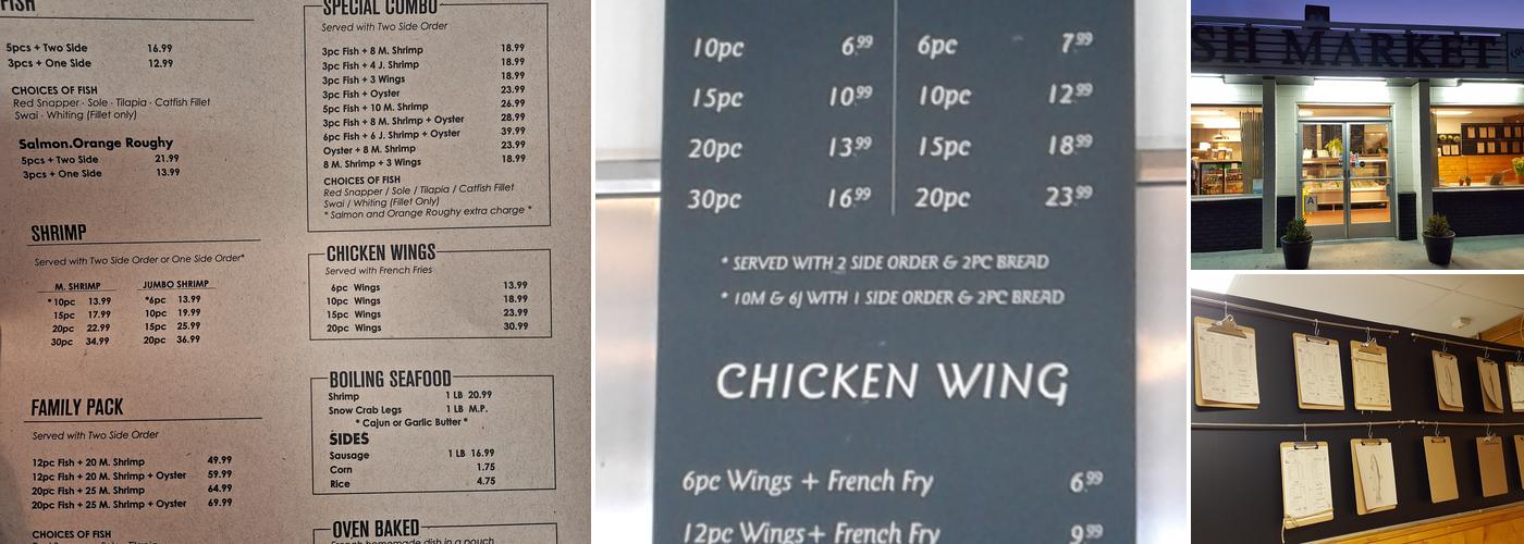 Collins Fish Market Menu