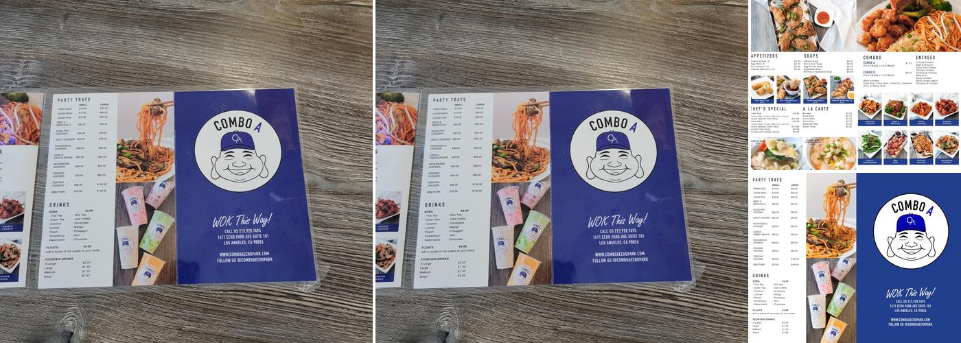 Combo A Menu