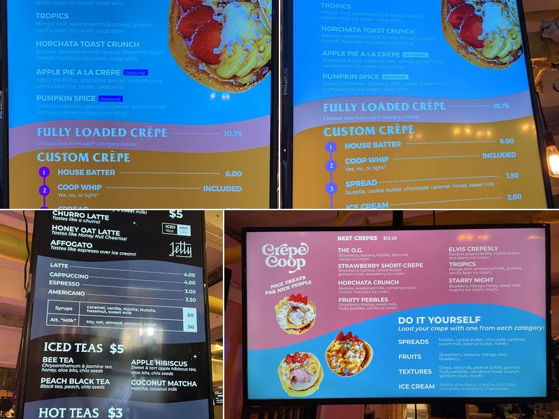 Crepe Coop Menu