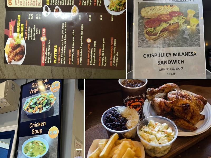 Crisp & Juicy Menu