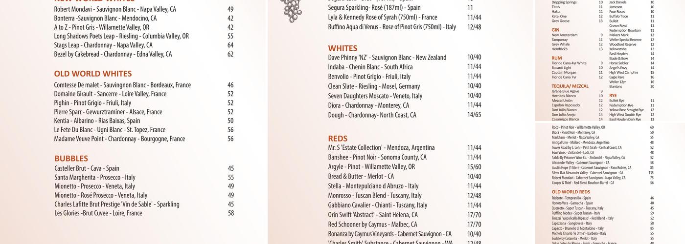 Crisp Menu