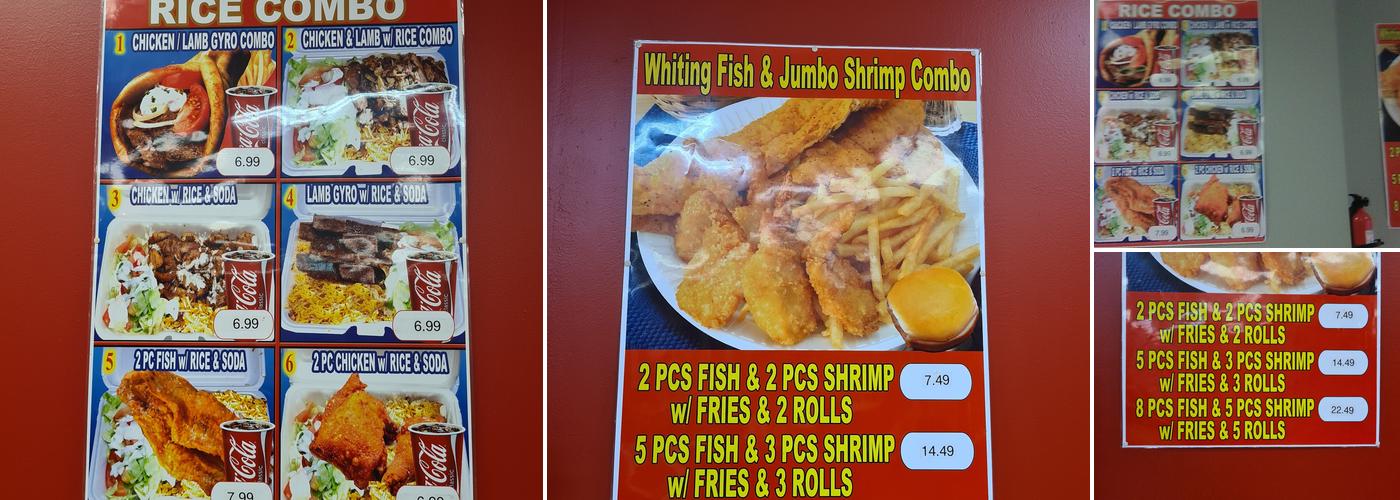 Crown Fried Chicken Menu