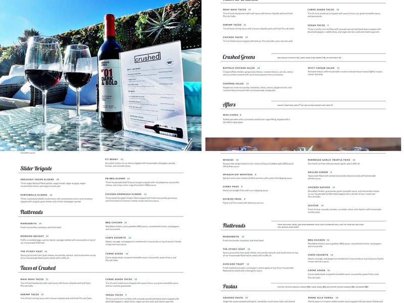 Crushed Menu
