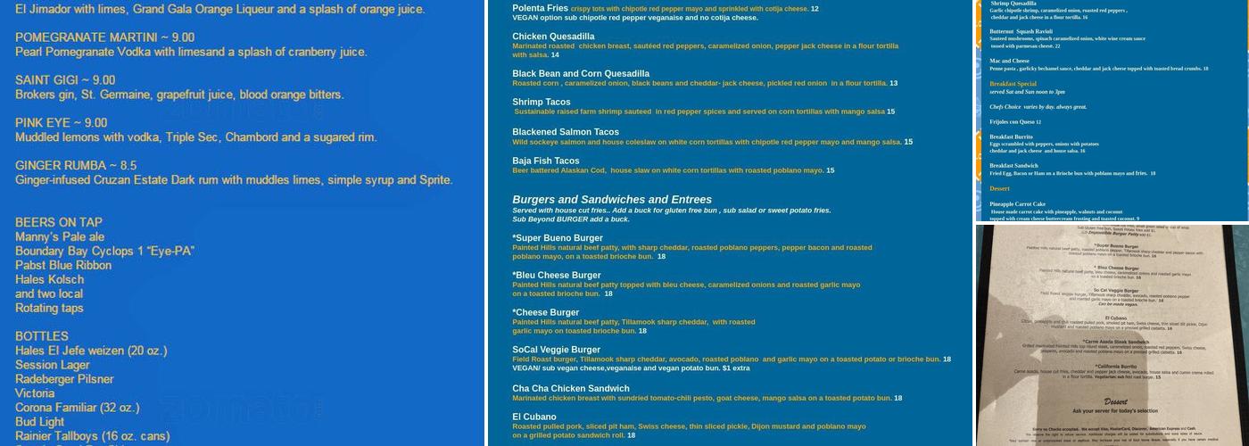 Cyclops Menu