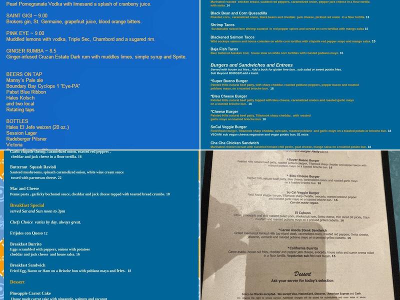 Cyclops Menu