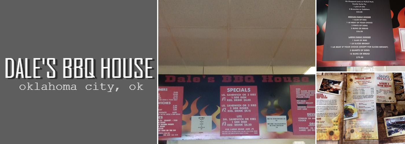 Dale's BBQ House Menu