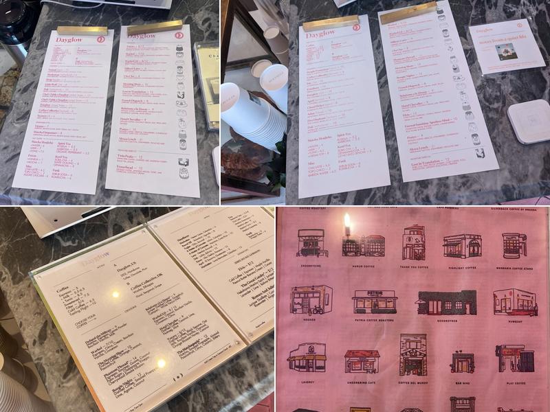DAYGLOW Menu