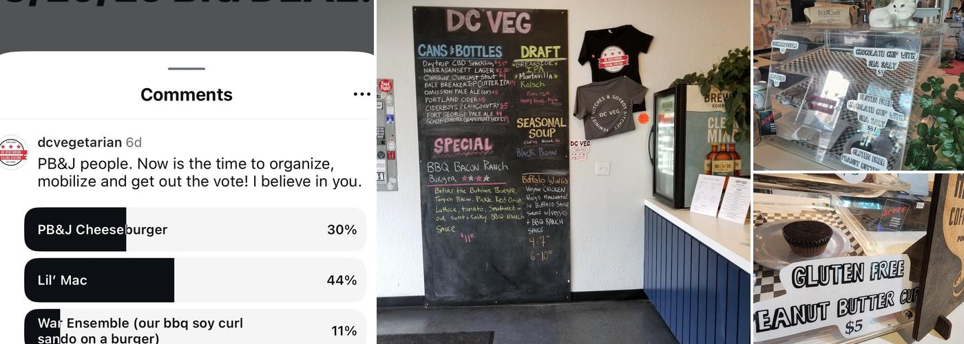DC Vegetarian Menu