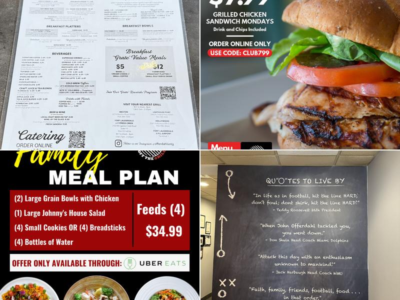 Offerdahl's Off-The-Grill (Hollywood) Menu