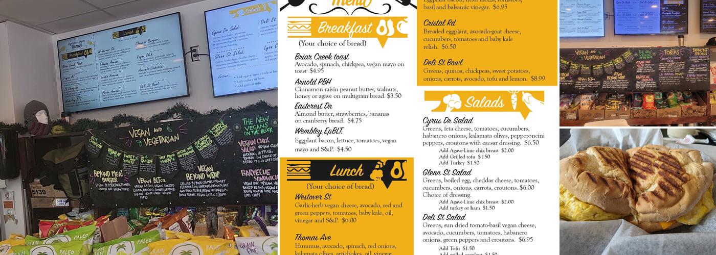 Deli St Charlotte Menu