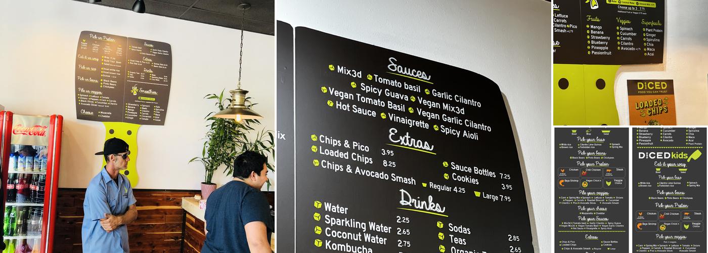 Diced- Kendall Menu