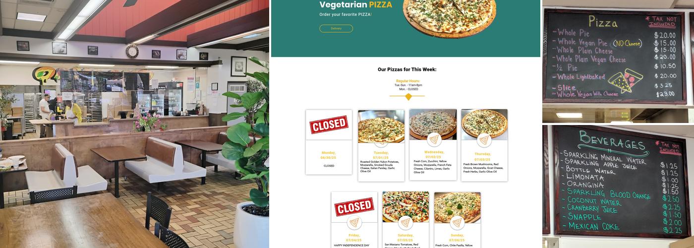 Dimond Slice Pizza Menu