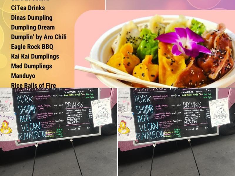 Dina’s Dumpling Menu