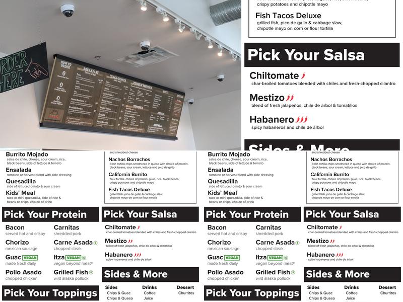 District Taco Menu