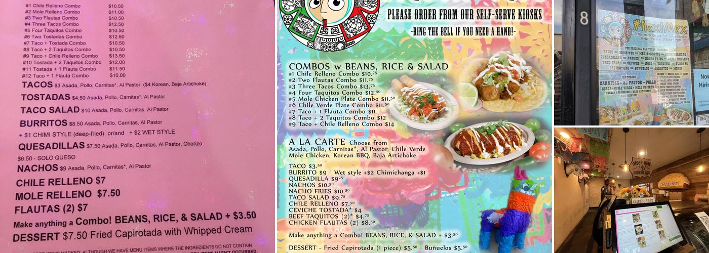 Doomie's NextMex Menu