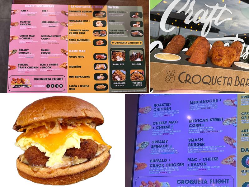 Dos Croquetas Menu