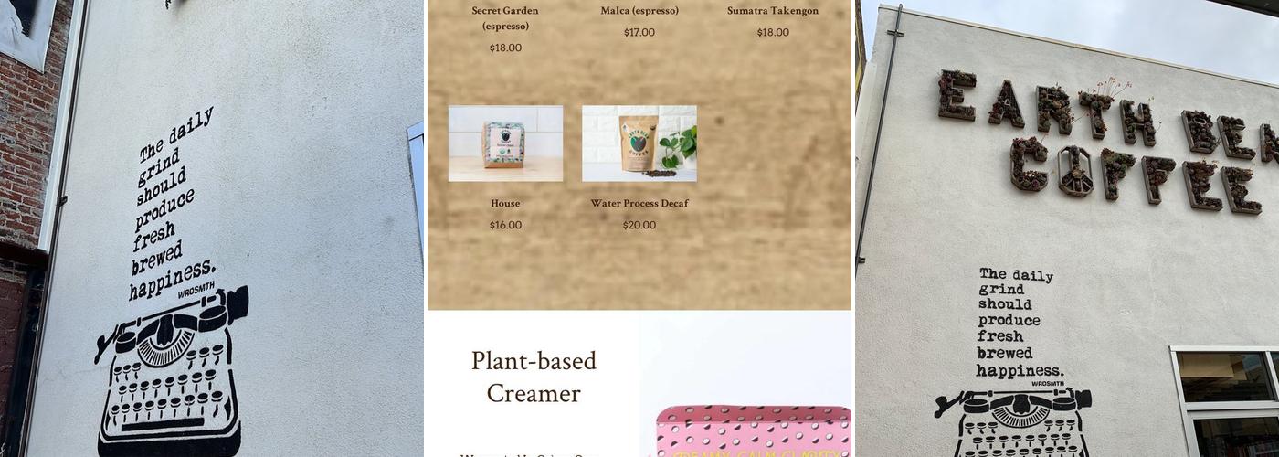 Earth Bean Coffee Menu