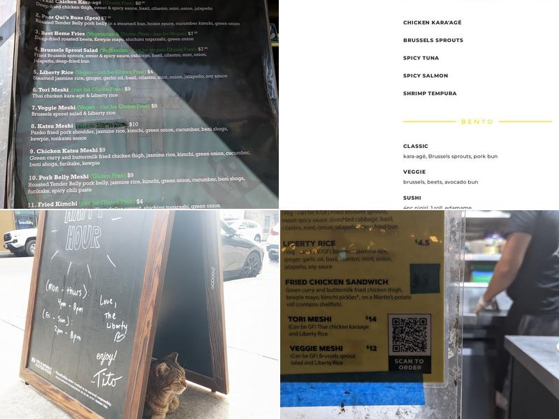 East Side King Menu