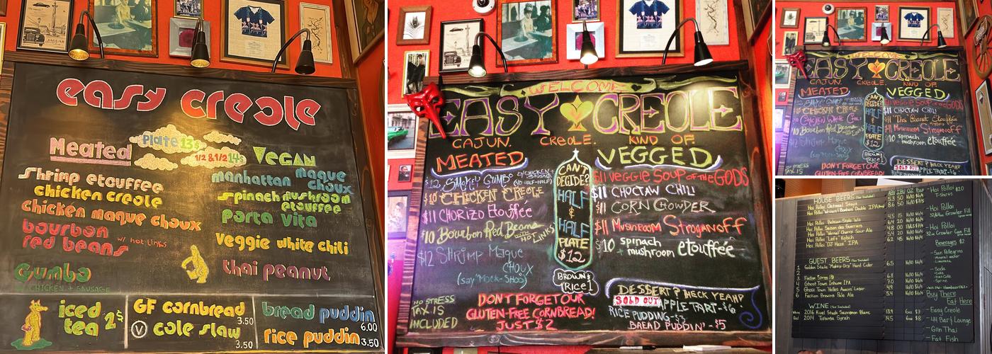 Easy Creole Menu