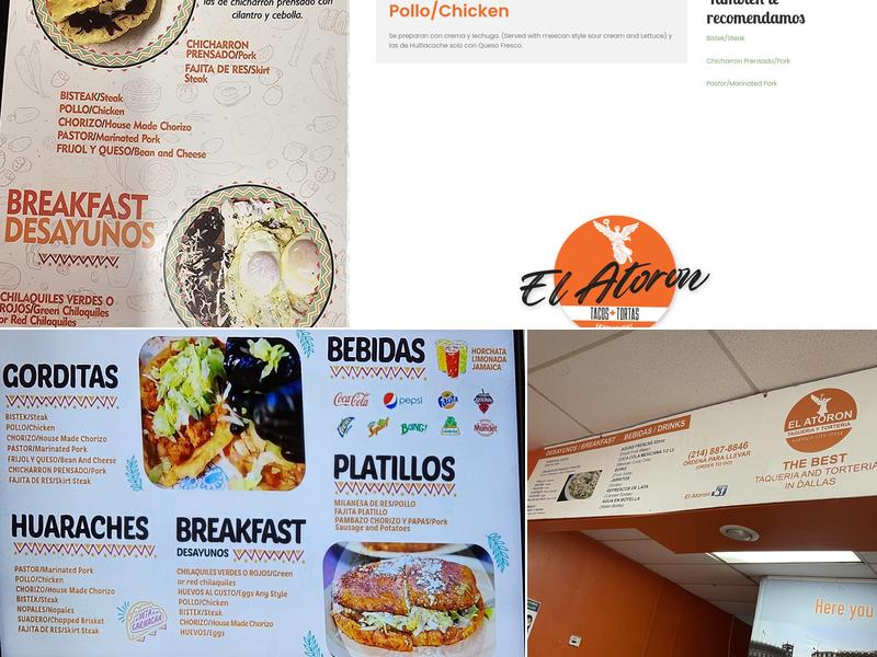 El Atoron Menu