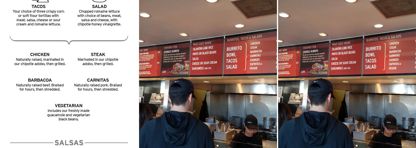 Chipotle Mexican Grill Menu