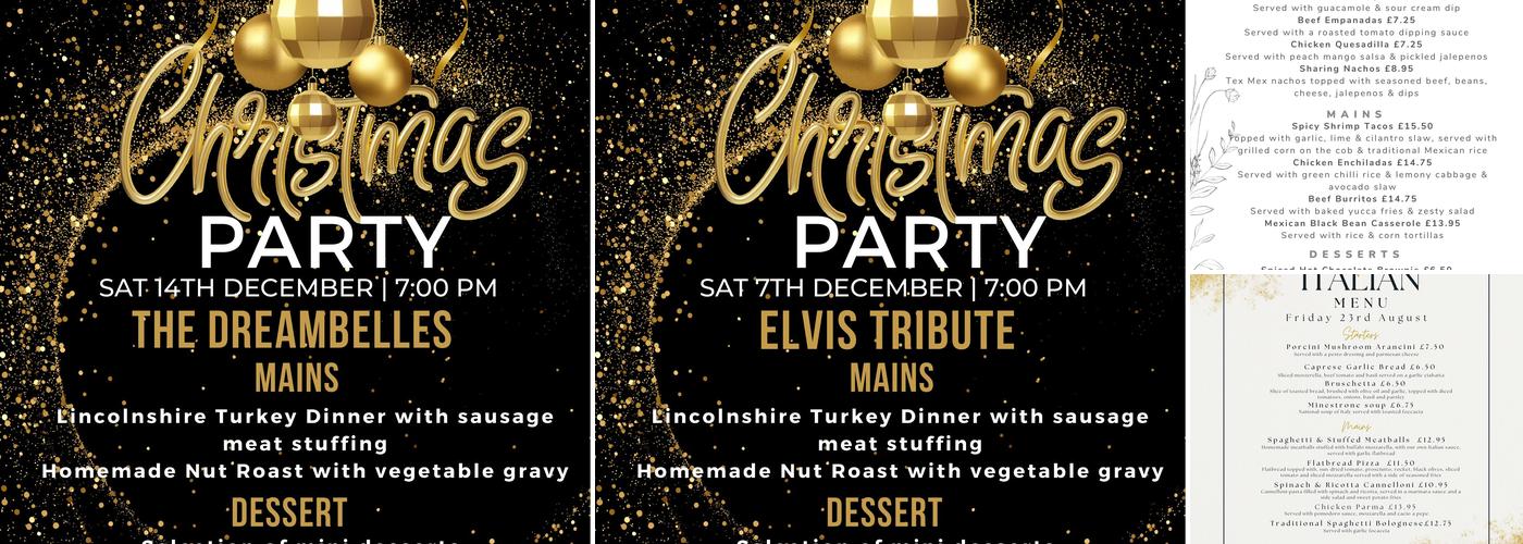 Waltham Windmill Golf Club Menu