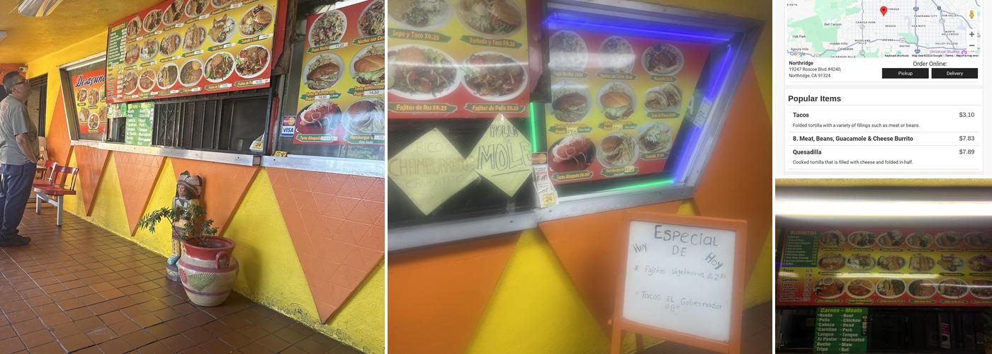 El Indio Azteca Menu