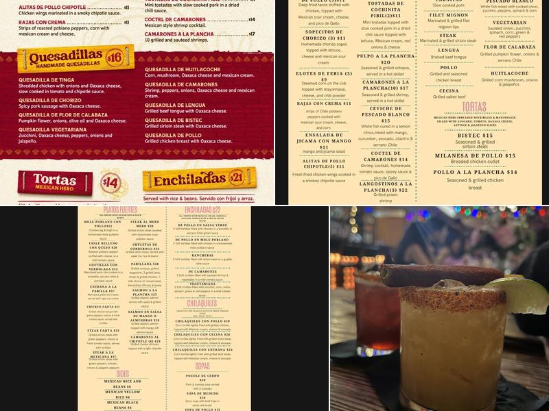 El Mero Mero Menu