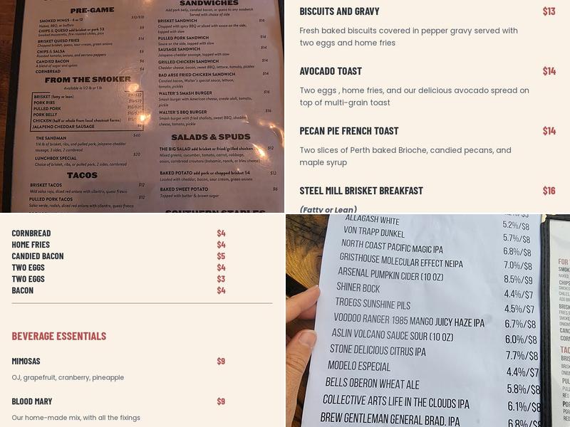 Walter's BBQ Southern Kitchen Menu