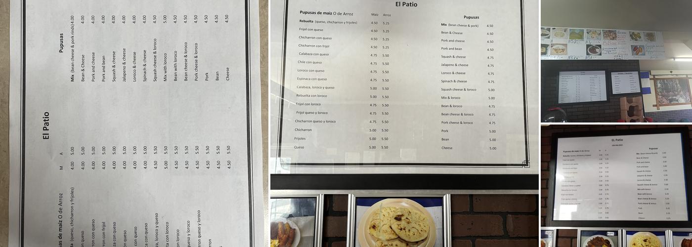 El Patio Menu