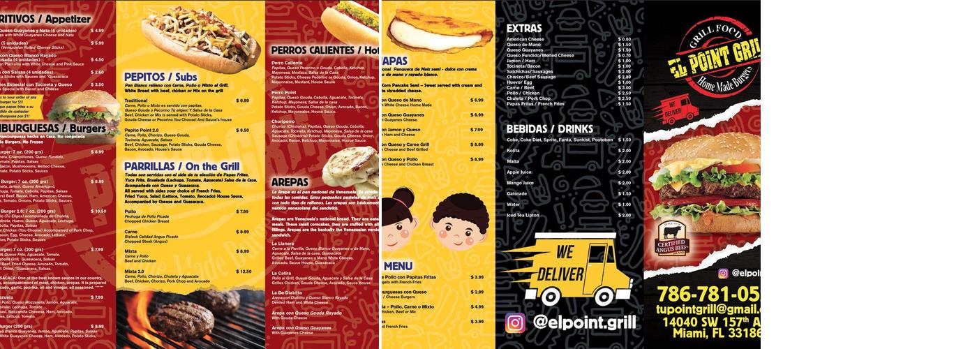 El Point Grill Menu