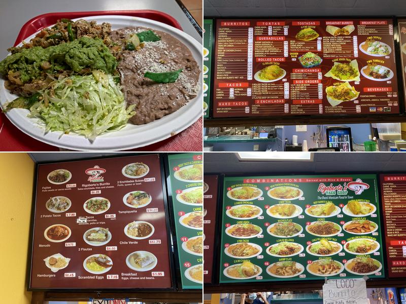 Rigoberto's Taco Shop Menu