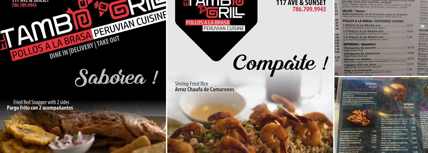 El Tambo Grill Menu