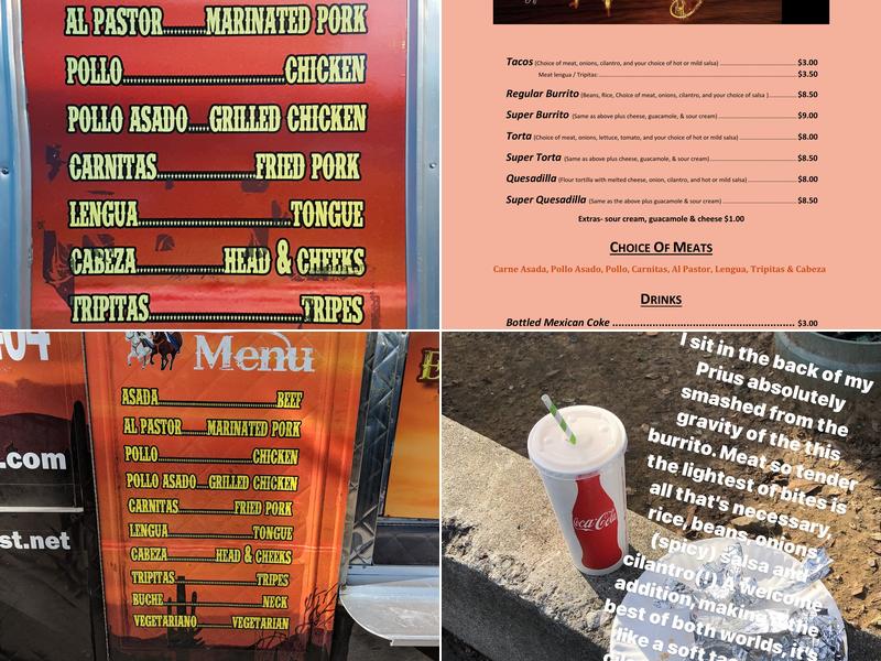 El Tonayense Menu