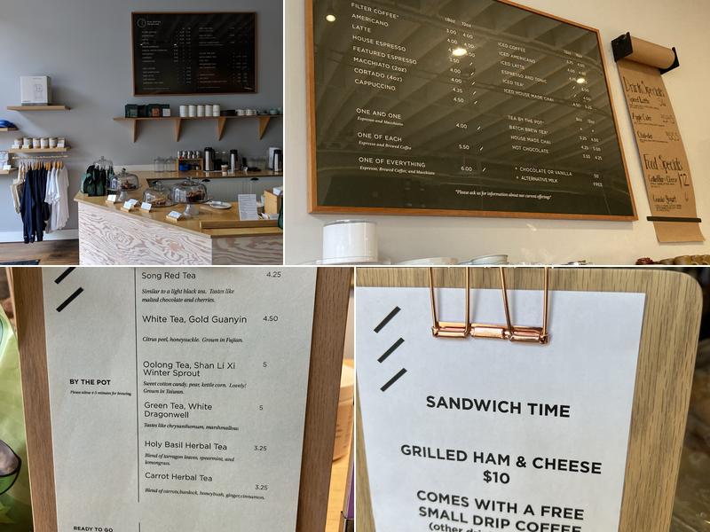 Elm Coffee Roasters Menu