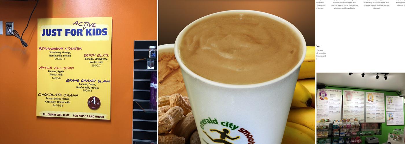 Emerald City Smoothie - Redmond Menu