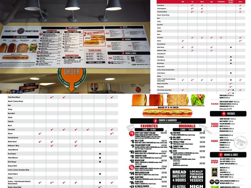 Jimmy John's Menu