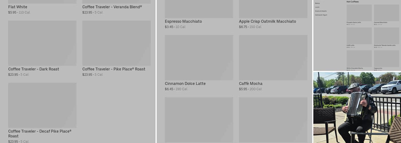 Starbucks Menu