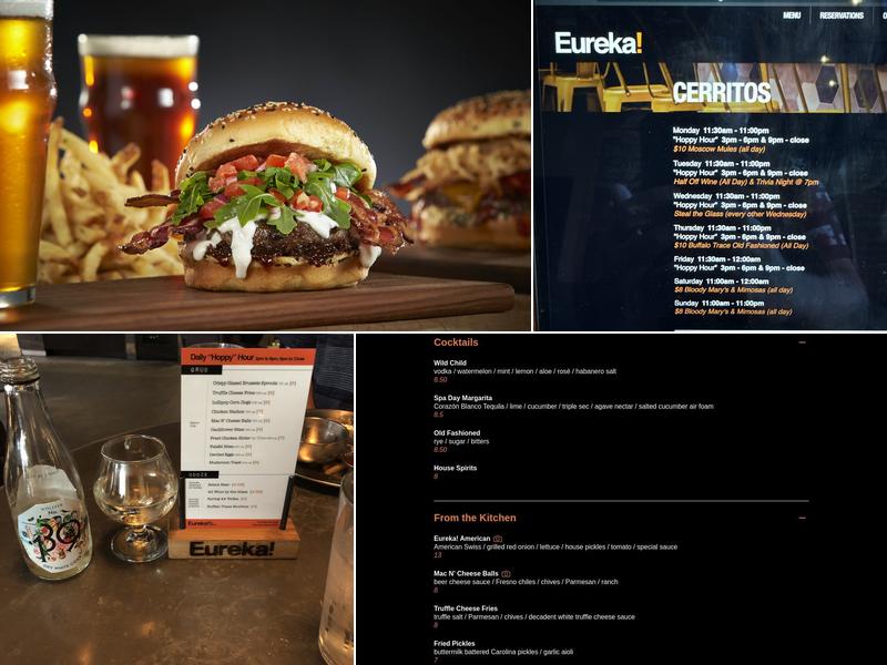 Eureka! Menu