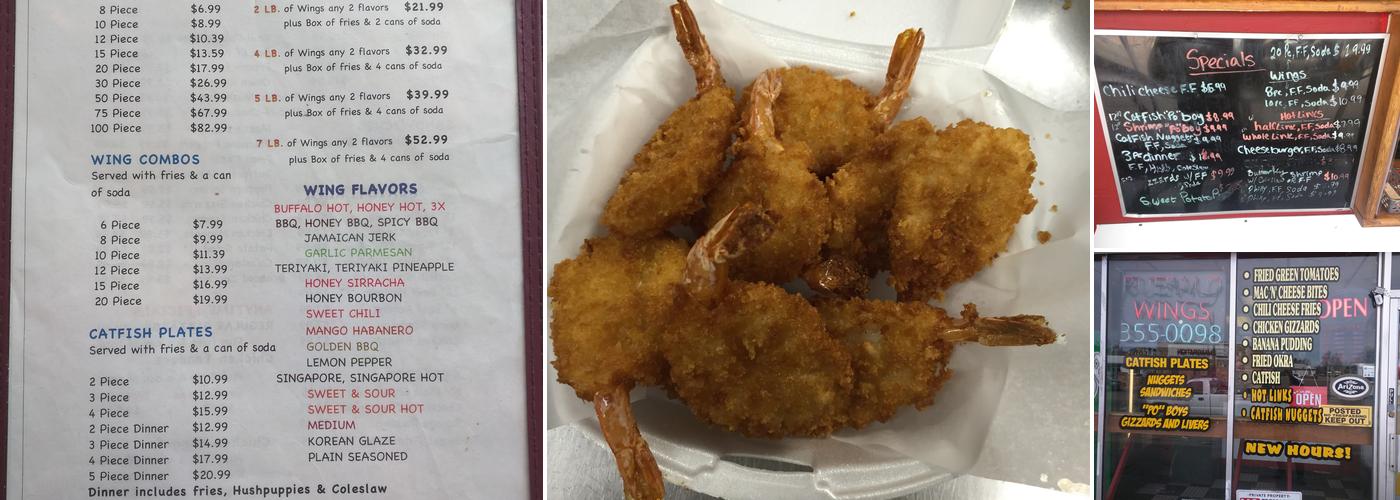 Famous Buffalo Wings & Things Menu