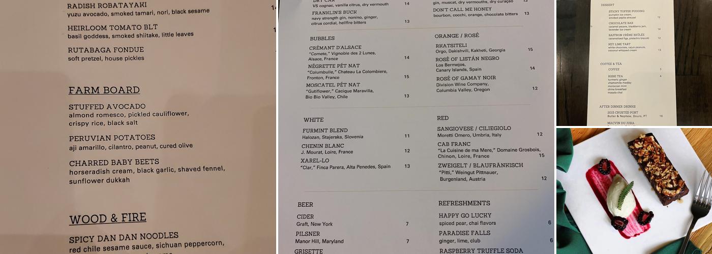 Fancy Radish Menu