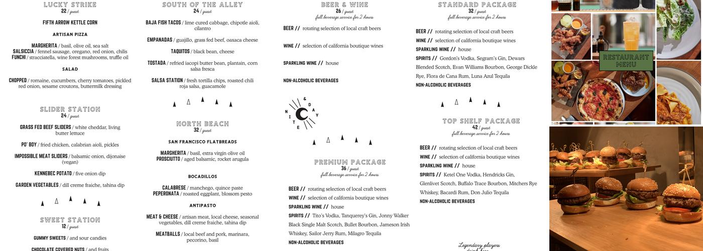 Fifth Arrow Menu